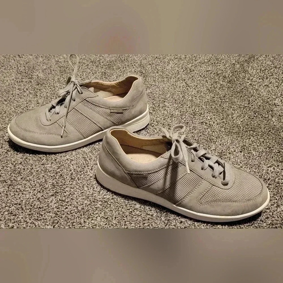 Mephisto Rebeca Perf- 6905 Light Grey Bucksoft Comfort Shoes sz 8.5 - Picture 1 of 11